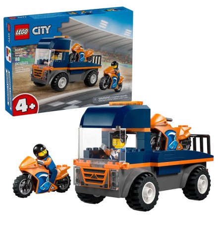 LEGO CITY 60491 Motorcycle Transporter