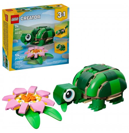 LEGO CREATOR 3 IN 1 31377 Turtle with a Water Lily Flower