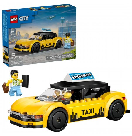 LEGO CITY 60487 Yellow Taxi