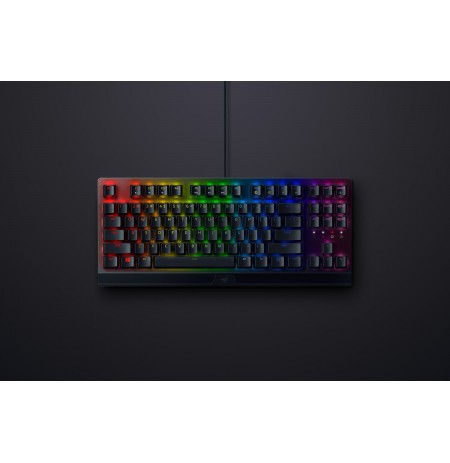 Razer BlackWidow V3  RGB LED light, US, Wired, Black, Mechanical Gaming keyboard