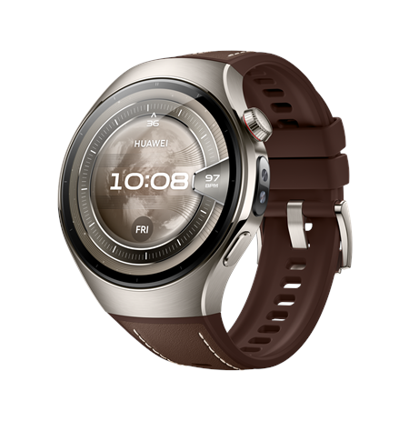 Huawei Watch 5 (46mm) | Smart watch | AMOLED | 1.5 inches | Waterproof | Brown