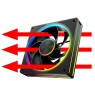 MODECOM VOLCANO LOOP 120 ARGB Reverse Fan Black