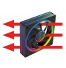 MODECOM VOLCANO LOOP 120 ARGB FAN Black