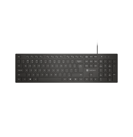 Natec Herring | Keyboard | Wired | US | Black | USB Type-A