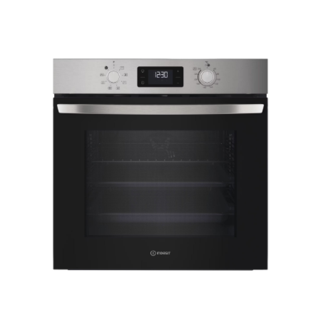 Indesit IO 255HU X Oven, Built-in, Electric, Width 59.5 cm, Self cleaning, Stainless steel | INDESIT