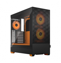 Fractal Design | Pop Air RGB | Side window | Orange Core TG Clear Tint | ATX, mATX, Mini ITX | ATX