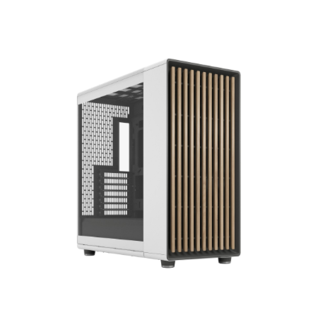 Fractal Design Computer Case | North XL | Chalk White TG Clear | ATX | Power supply included No