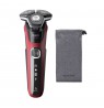 Philips SHAVER Series 5000 S5883/10 men's shaver Rotation shaver Trimmer Black, Red