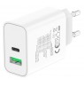 Techly IPW-USB-30WACG mobile device charger Universal White AC Fast charging Indoor
