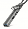 AXAGON ALU STRIP USB-C 4 port hub | HUE-STC