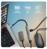 AXAGON ALU STRIP USB-C 4 port hub | HUE-STC