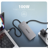 AXAGON USB-C 10Gbps DUAL 4K DISPLAY 7in1 hub | HMC-CUB83X2