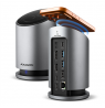 AXAGON USB-C 10Gbps Wireless Charging 9in1 hub | HMC-WL9