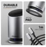 AXAGON USB-C 10Gbps Wireless Charging 9in1 hub | HMC-WL9