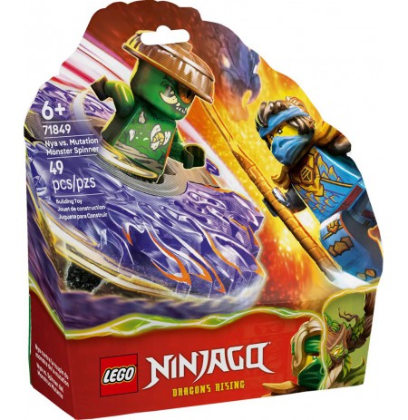 LEGO NINJAGO 71849 Nya vs. Elemental Monster Spinner Battle