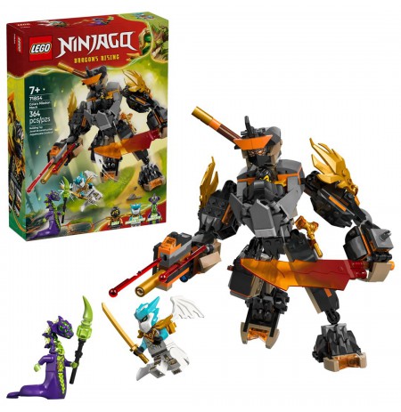 LEGO NINJAGO 71854 Cole’s Mission Mech and Dragon Zane