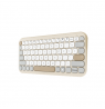 Asus Marshmallow KW100 | Keyboard | Wireless | US International | Oat Milk | Bluetooth
