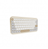 Asus Marshmallow KW100 | Keyboard | Wireless | US International | Oat Milk | Bluetooth