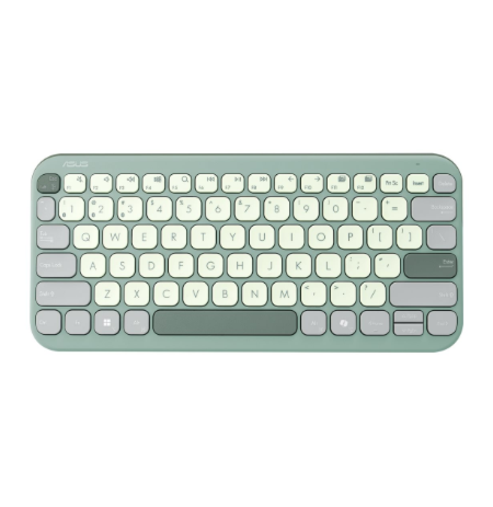Asus Marshmallow KW100 | Keyboard | Wireless | US International | Green Tea Latte | Bluetooth