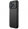 Mujjo Full Leather Case Case for iPhone 17 Pro Max black