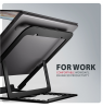 AXAGON STND-LAB stand for laptops and tablets | Adjustable Height