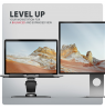 AXAGON STND-LRB stand with 360° rotation for laptops and tablets | Adjustable Height