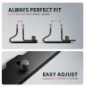 AXAGON STND-VB vertical stand for laptops and tablets | Adjustable width | 10-17.3 " | Black