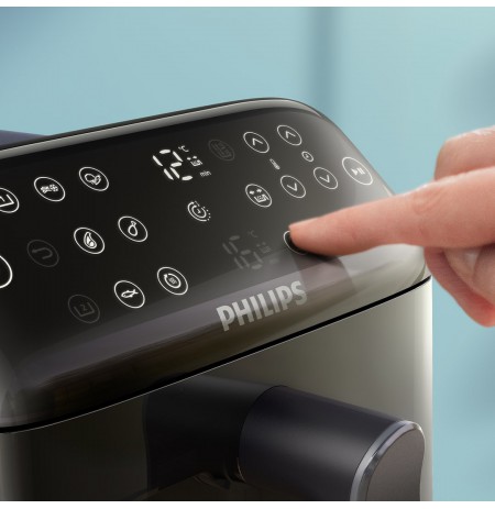 Philips 4000 series Dual Stack Airfryer Vertical Basket 10L Double Stand-alone 2750 W Hot air fryer Black