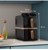 Philips 4000 series Dual Stack Airfryer Vertical Basket 10L Double Stand-alone 2750 W Hot air fryer Black