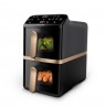 Philips 4000 series Dual Stack Airfryer Vertical Basket 10L Double Stand-alone 2750 W Hot air fryer Black
