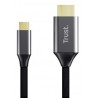 Trust 25630 cable gender changer USB-C HDMI Black, Silver
