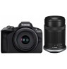 Canon | EOS R50 + RF-S 18-45mm F4.5-6.3 IS STM + RF-S 55-210mm F5-7.1 IS STM (SIP) | Megapixel 24.2 MP | Image stabilizer | ISO