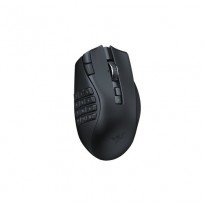 Razer Naga V2 HyperSpeed Belaidė žaidimų pelė RF Wireless+Bluetooth, 30000 DPI, Juoda