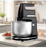Maestro MR-553 Stand mixer with rotating bowl 600 W Black, Steel