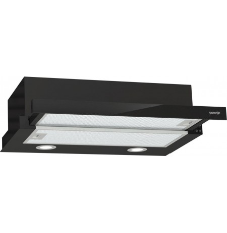 Gorenje TH62E4BG Semi built-in (pull out) Black 450 m³/h