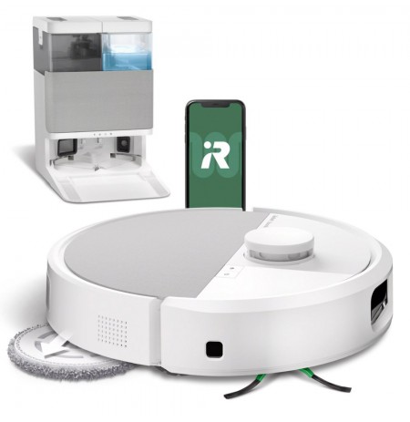 iRobot Roomba Plus 505 Combo Robot + AutoWash Dock White