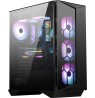 MSI MPG GUNGNIR 110R Mid Tower Gaming Computer Case Black, USB 3.2 Gen2 Type C, 4x 120mm ARGB Fan, Mystic Light Sync, 1 to 6