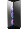 MSI MPG GUNGNIR 110R Mid Tower Gaming Computer Case Black, USB 3.2 Gen2 Type C, 4x 120mm ARGB Fan, Mystic Light Sync, 1 to 6