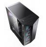 MSI MPG GUNGNIR 110R Mid Tower Gaming Computer Case Black, USB 3.2 Gen2 Type C, 4x 120mm ARGB Fan, Mystic Light Sync, 1 to 6