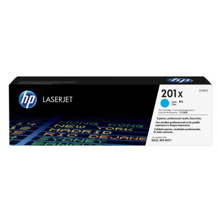 HP 201X (CF401X) Lazerinė kasetė, Žydra