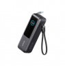Anker Zolo Powerbank | A1695H11 | 25000 mAh | Built-In USB-C and Retractable Cable) | Grey