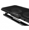 Genesis Laptop Cooler Cooling Pad Fury Gunbai G3 Fans, RGB LED Light, 2 USB, 14.1-17.3"