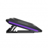 Genesis Laptop Cooler Cooling Pad Fury Gunbai G3 Fans, RGB LED Light, 2 USB, 14.1-17.3"