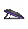 Genesis Laptop Cooler Cooling Pad Fury Gunbai G3 Fans, RGB LED Light, 2 USB, 14.1-17.3"