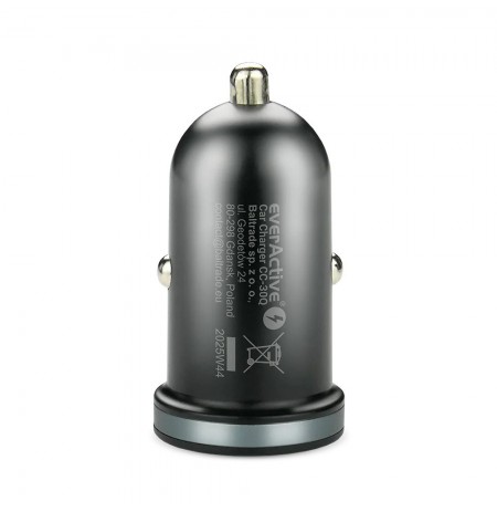 Car charger everActive CC-30Q USB + USB-C QC 3.0 PD 35W