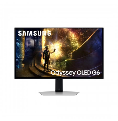 Samsung S27DG610SU computer monitor 68.6 cm (27") 2560 x 1440 pixels Quad HD OLED Silver