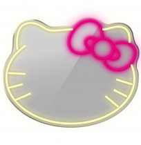 Manta MASNL129WH  Style Neon Lights Cat With A Bow LED Neon Mirror