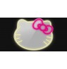 Manta MASNL129WH  Style Neon Lights Cat With A Bow LED Neon Mirror