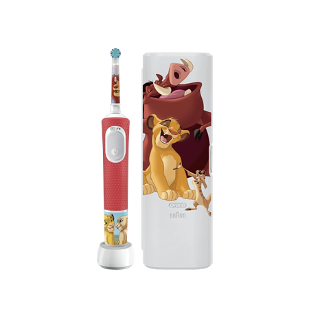Braun | Electric Toothbrush | Vitality PRO Kids 3+ Lion King | Rechargeable | For children | Number of brush heads included 1 | 
