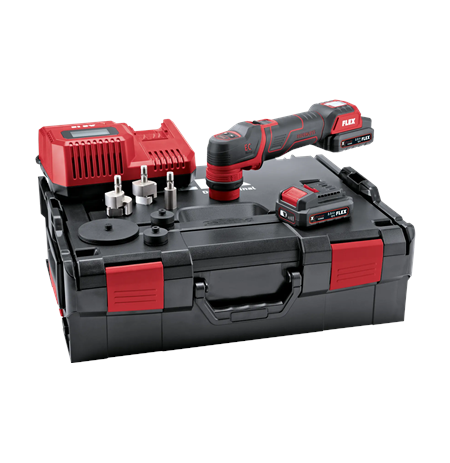 The smart cordless polisher 12 V, rotary and random orbital free-running | PXE 80 12-EC/2.5 SET